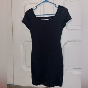Dark Gray T-shirt Dress